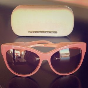 Stella McCartney pink two tone acetate sunglasses